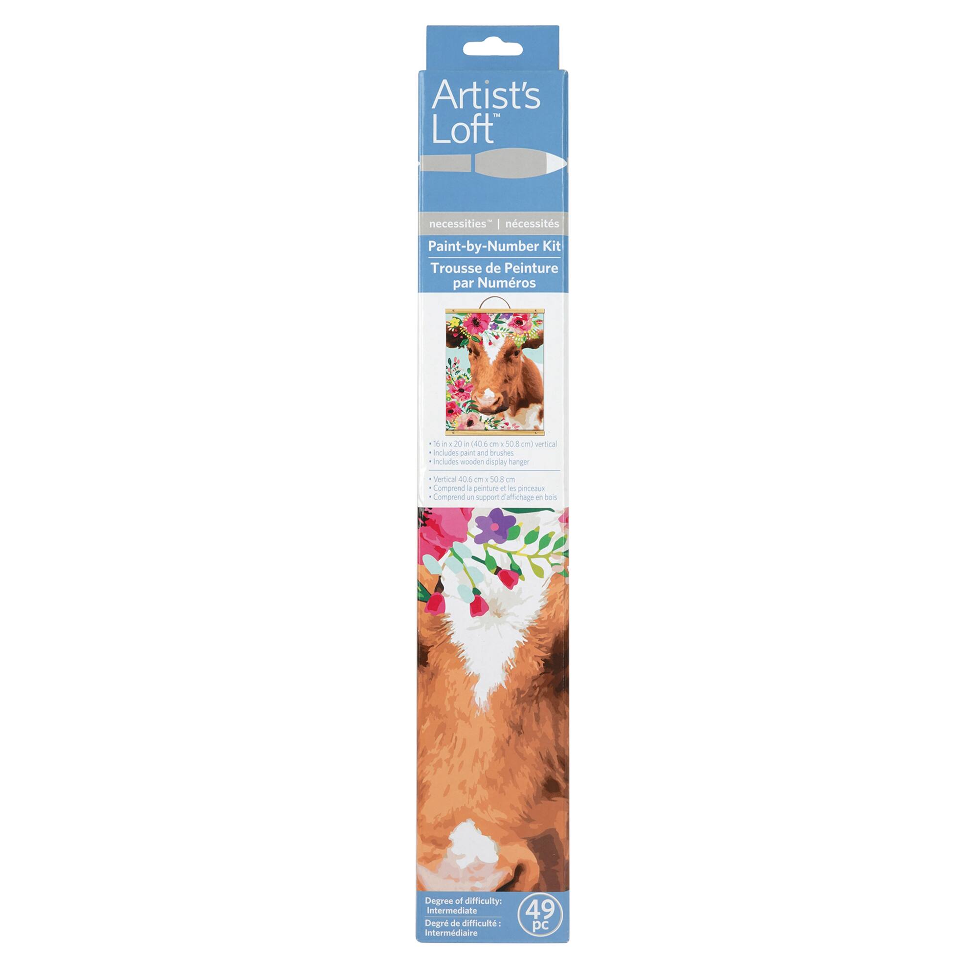 Floral Cow Paint-by-Number Kit by Artist's Loft™ Necessities™